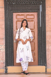 Arihantam Lavender Whisper 2-Piece Kurti Set
